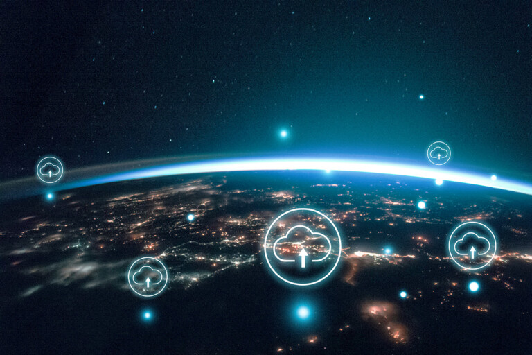 kuvituskuva Earth, Etätyön tietoturva, SASE, Zero Trust, Cato Networks