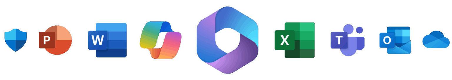 Microsoft apps icons